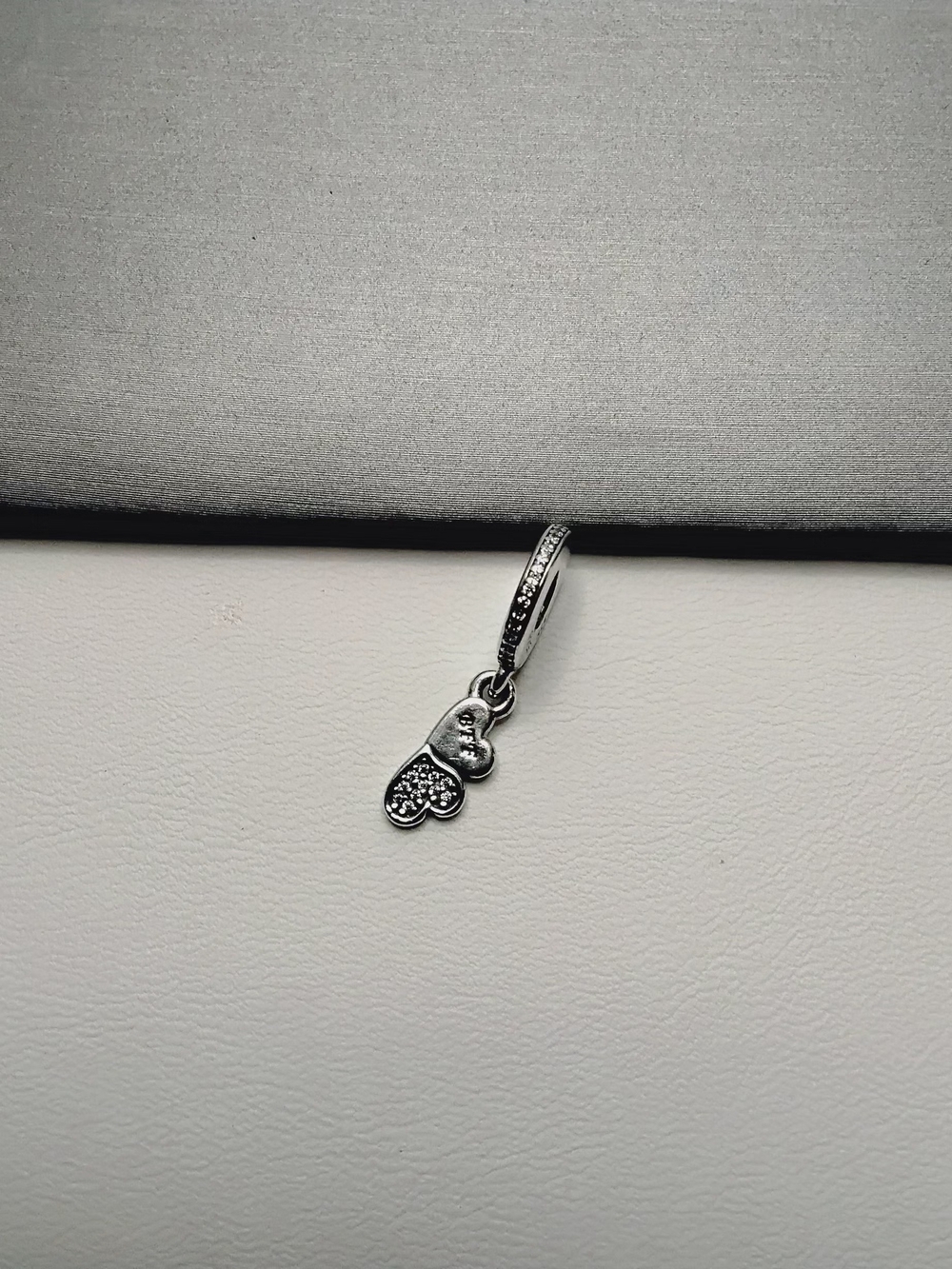 Authentic Pandora Best Friends Forever (BFF) Heart Dangle Charm